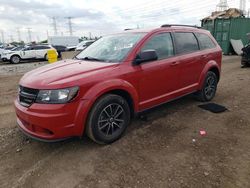 Salvage cars for sale at Elgin, IL auction: 2018 Dodge Journey SE