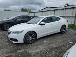 Salvage cars for sale at Albany, NY auction: 2015 Acura TLX Tech