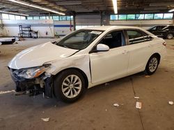 Salvage cars for sale at Wheeling, IL auction: 2016 Toyota Camry LE