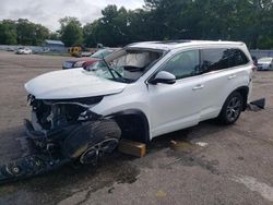 Toyota Highlander xle salvage cars for sale: 2016 Toyota Highlander XLE