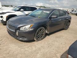 Salvage cars for sale at Houston, TX auction: 2011 Nissan Maxima S