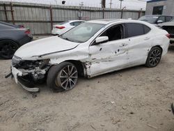 Salvage cars for sale at Los Angeles, CA auction: 2016 Acura TLX