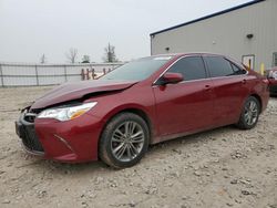 Salvage cars for sale from Copart Appleton, WI: 2015 Toyota Camry LE
