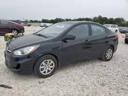 Salvage cars for sale at New Braunfels, TX auction: 2012 Hyundai Accent GLS