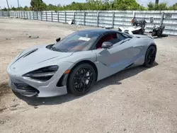 Salvage cars for sale at Miami, FL auction: 2022 Mclaren Automotive 720S