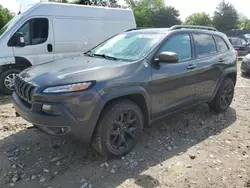 Salvage cars for sale at Madisonville, TN auction: 2016 Jeep Cherokee Trailhawk