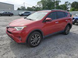 Salvage cars for sale from Copart Gastonia, NC: 2017 Toyota Rav4 Limited