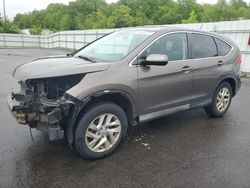 Salvage cars for sale from Copart Assonet, MA: 2015 Honda CR-V EX