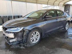 Salvage cars for sale at Fresno, CA auction: 2015 Chrysler 200 Limited