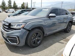 Salvage cars for sale at Rancho Cucamonga, CA auction: 2022 Volkswagen Atlas Cross Sport SEL R-Line