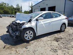 Salvage cars for sale at Savannah, GA auction: 2016 Hyundai Elantra SE