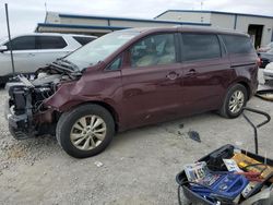 Salvage cars for sale at Earlington, KY auction: 2016 KIA Sedona LX