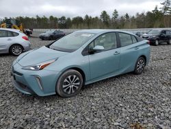 Salvage cars for sale at Windham, ME auction: 2020 Toyota Prius LE