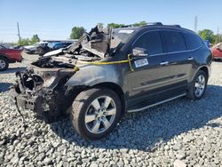 Salvage cars for sale at Mebane, NC auction: 2015 Chevrolet Traverse LTZ