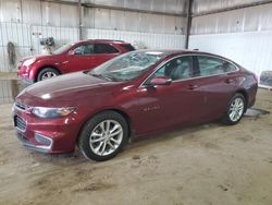 Chevrolet Malibu Hybrid salvage cars for sale: 2016 Chevrolet Malibu Hybrid