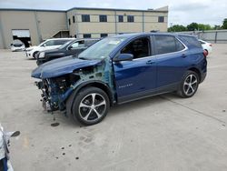 Salvage cars for sale at Wilmer, TX auction: 2022 Chevrolet Equinox LT