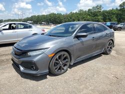Salvage cars for sale at Greenwell Springs, LA auction: 2018 Honda Civic Sport Touring