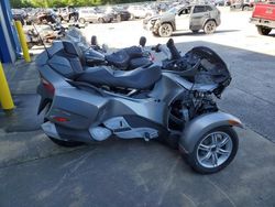 Salvage motorcycles for sale at Ellwood City, PA auction: 2011 Can-Am Spyder Roadster RTS