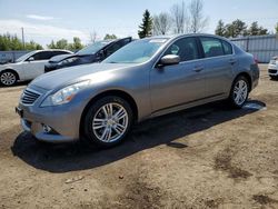 Salvage cars for sale at Bowmanville, ON auction: 2010 Infiniti G37