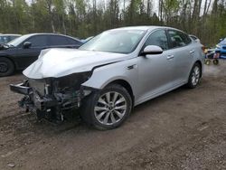 Salvage cars for sale from Copart Bowmanville, ON: 2018 KIA Optima LX