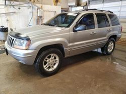 Jeep Grand Cherokee Limited salvage cars for sale: 2000 Jeep Grand Cherokee Limited
