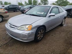 Salvage cars for sale at Elgin, IL auction: 2003 Honda Civic EX