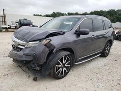 Salvage cars for sale at New Braunfels, TX auction: 2019 Honda Pilot Touring