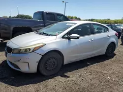 Salvage cars for sale at East Granby, CT auction: 2018 KIA Forte LX