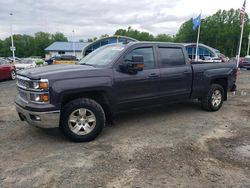 Salvage trucks for sale at East Granby, CT auction: 2015 Chevrolet Silverado K1500 LT