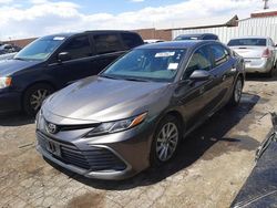 Salvage cars for sale at North Las Vegas, NV auction: 2021 Toyota Camry LE