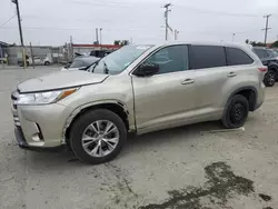 Salvage cars for sale at Los Angeles, CA auction: 2014 Toyota Highlander LE