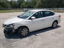 Salvage cars for sale at Fort Pierce, FL auction: 2017 Nissan Sentra S