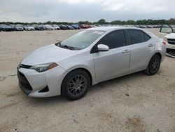 Salvage cars for sale at San Antonio, TX auction: 2017 Toyota Corolla L