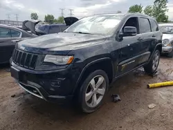 Salvage cars for sale at Elgin, IL auction: 2014 Jeep Grand Cherokee Overland