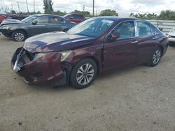 Honda Accord LX salvage cars for sale: 2015 Honda Accord LX