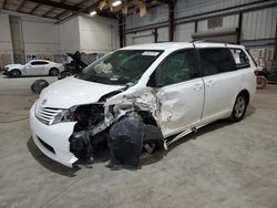 Salvage cars for sale from Copart Jacksonville, FL: 2015 Toyota Sienna LE