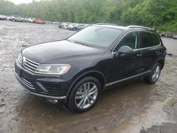 Salvage cars for sale at Marlboro, NY auction: 2015 Volkswagen Touareg V6