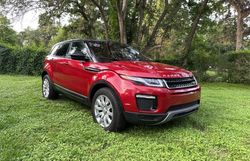Salvage cars for sale from Copart Houston, TX: 2018 Land Rover Range Rover Evoque SE