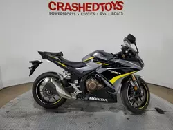 Salvage motorcycles for sale at Dallas, TX auction: 2023 Honda CBR500 RA