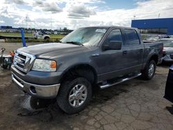 Salvage cars for sale at Woodhaven, MI auction: 2007 Ford F150 Supercrew