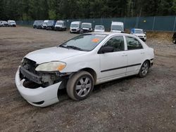 Salvage cars for sale at Graham, WA auction: 2006 Toyota Corolla CE