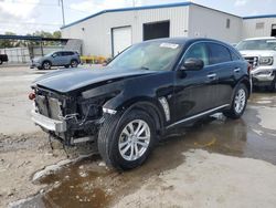 Salvage cars for sale at New Orleans, LA auction: 2016 Infiniti QX70