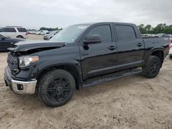 Salvage cars for sale at Houston, TX auction: 2020 Toyota Tundra Crewmax SR5