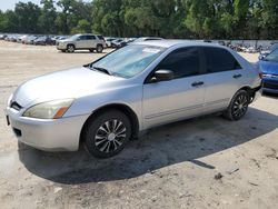 Salvage cars for sale at Ocala, FL auction: 2003 Honda Accord DX