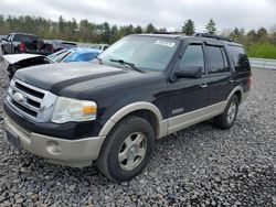 Salvage cars for sale from Copart Windham, ME: 2008 Ford Expedition Eddie Bauer