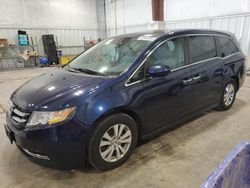 Salvage cars for sale from Copart Milwaukee, WI: 2015 Honda Odyssey EXL