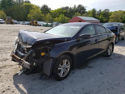 Salvage cars for sale at Mendon, MA auction: 2013 Hyundai Sonata GLS