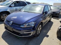 Salvage cars for sale from Copart Martinez, CA: 2019 Volkswagen E-GOLF SE