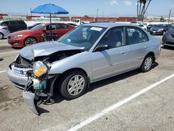 Salvage cars for sale from Copart Van Nuys, CA: 2003 Honda Civic LX