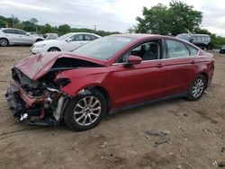 Salvage cars for sale at Baltimore, MD auction: 2015 Ford Fusion S